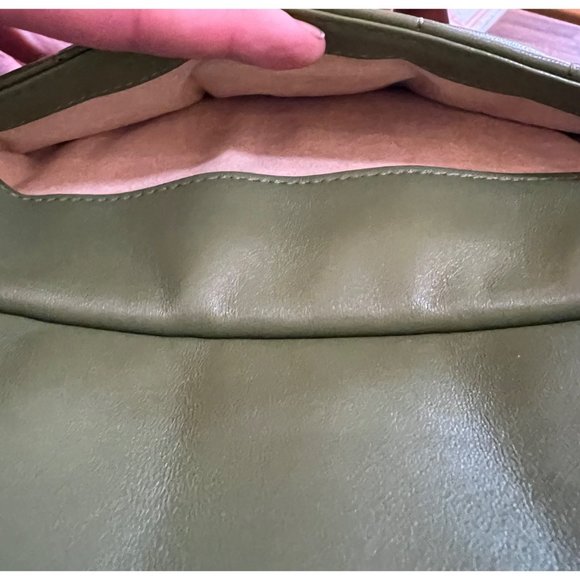 ♦️♦️ AUTHENTIC TORY BURCH GREEN QUILTED KIRA/WILMA HANDBAG ♦️♦️ - Picture 12 of 16